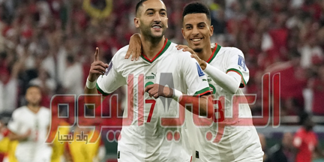 المغربي زياش يحقق إنجازا عربيا تاريخيا في كأس العالم