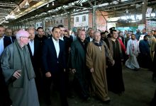 رئيس الوزراء لمصري يتفقد مكونات سوق العبور