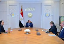 السيسي خلال اجتماعه مع الدكتور مصطفى مدبولي وحسن عبد الله